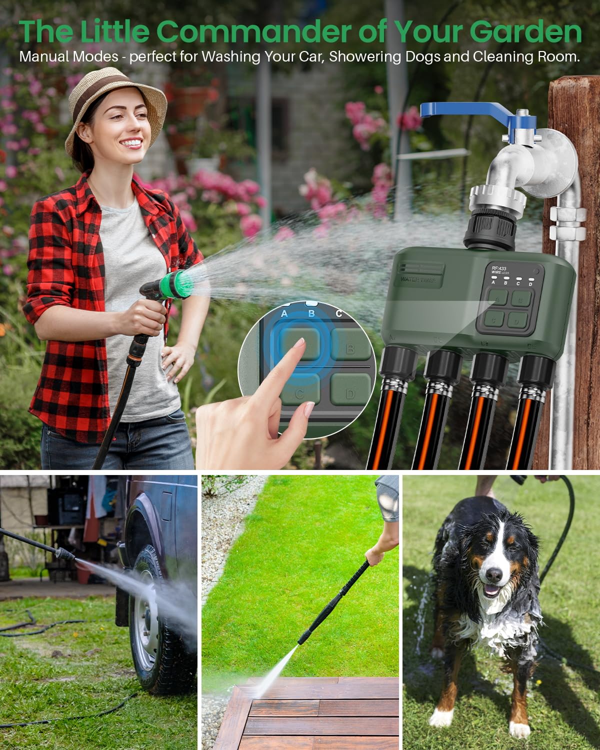 Shrivee unit with water droplets on casing demonstrating IP55 outdoor protection