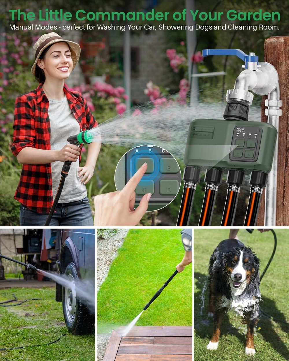 Shrivee unit with water droplets on casing demonstrating IP55 outdoor protection