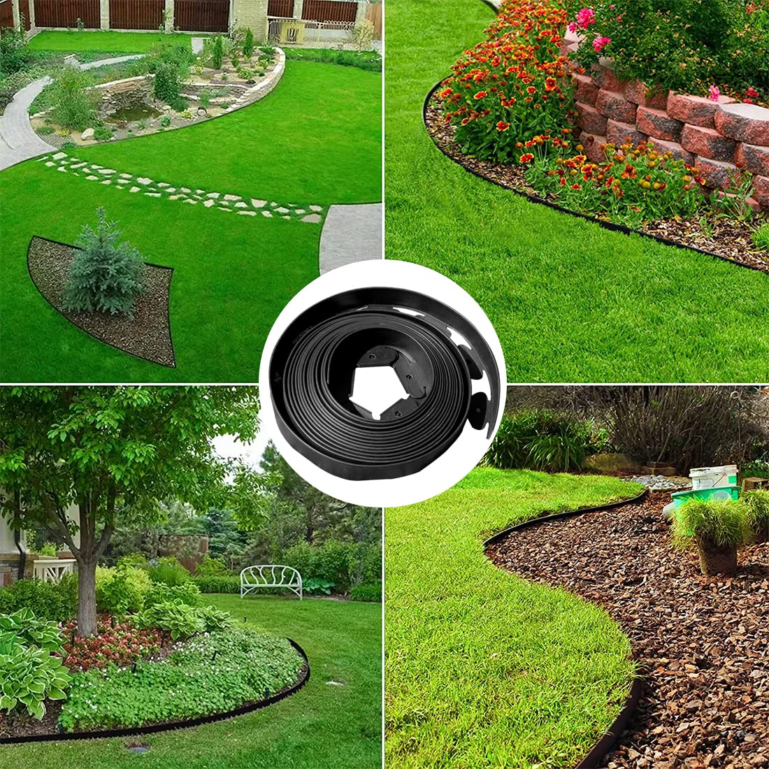 shsyue lifestyle shot of yard installation showing easy no-dig setup benefit