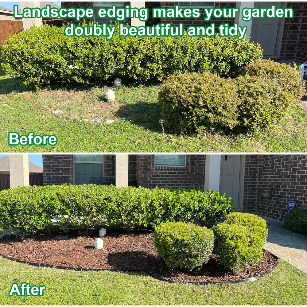 shsyue tree surround edging application keeping mulch contained and roots visible