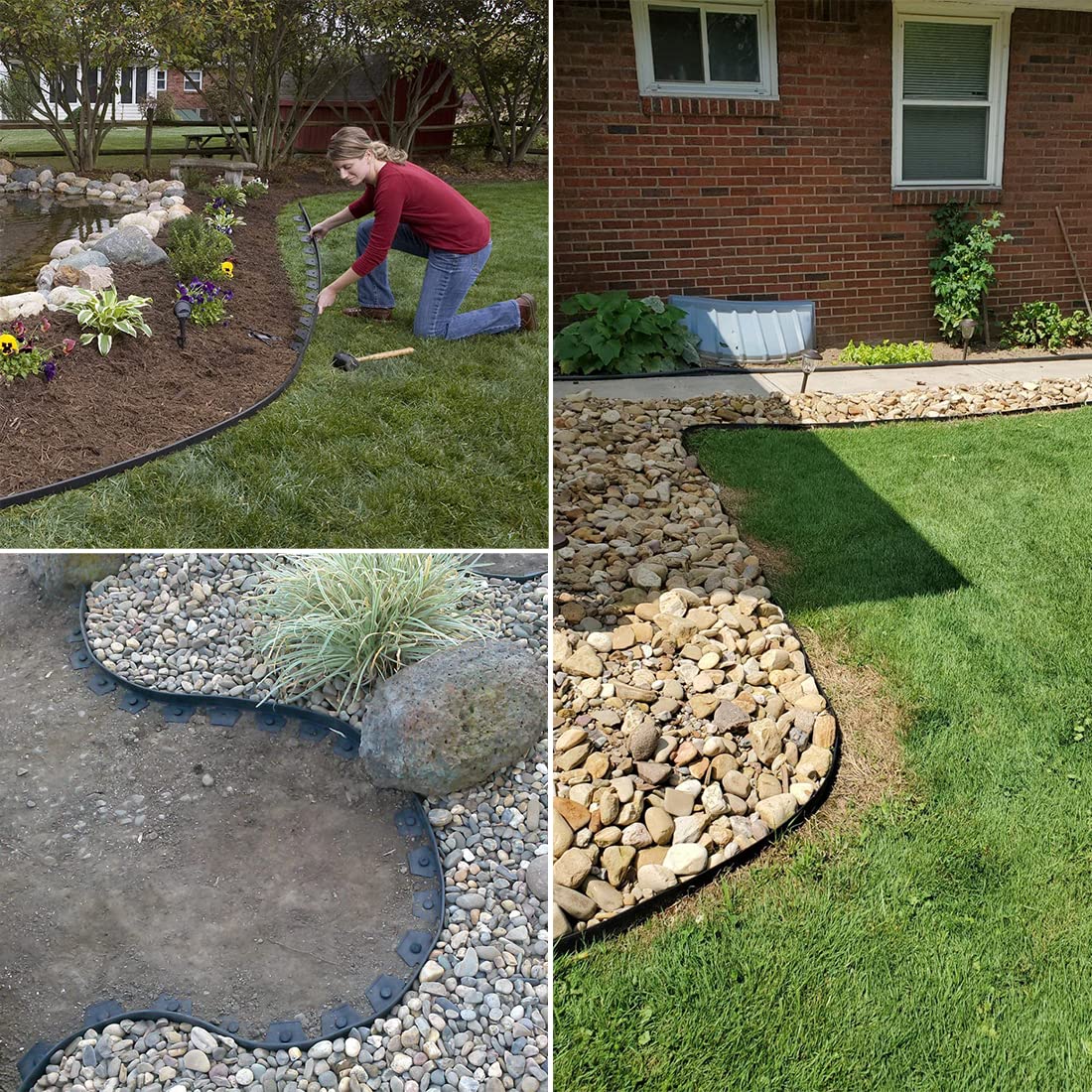 shsyue edging used as tree surround showing tidy mulch containment