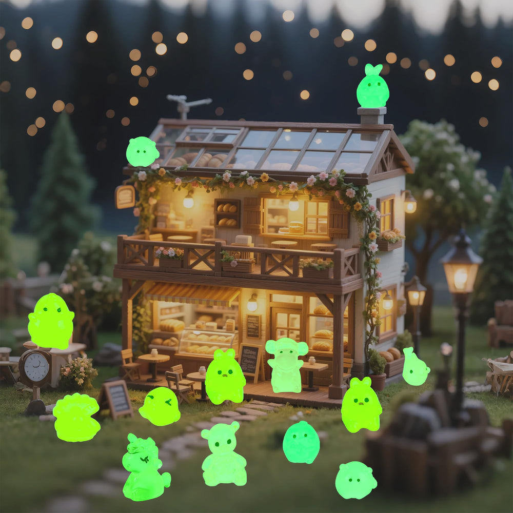 ShtNeeg miniatures arranged in a fairy garden, inspires creative miniature scenes