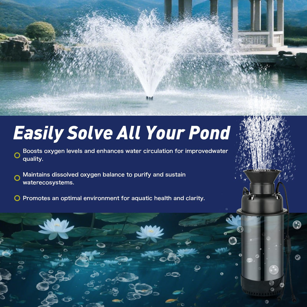 ShuDwrpu pump and filter detail demonstrating clog-resistant protection