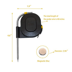 Shunbaixin magnetic winder attached to grill keeping cable secure and strain-free