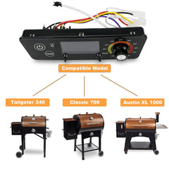Shunbaixin RTD probe with two meat probes and clips for accurate temperature readings