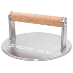 SHUNLIAN front view showing whole stainless press and compact design for durable performance