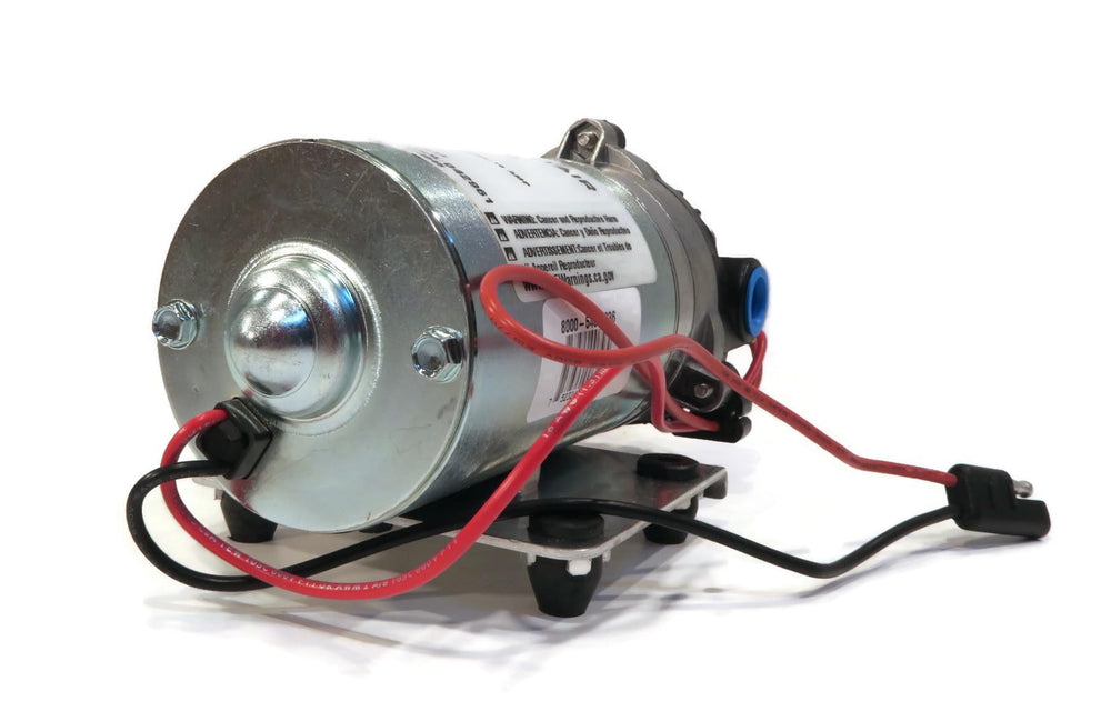 Shurflo installed in car wash setup demonstrating pressure boost and portable washing benefit