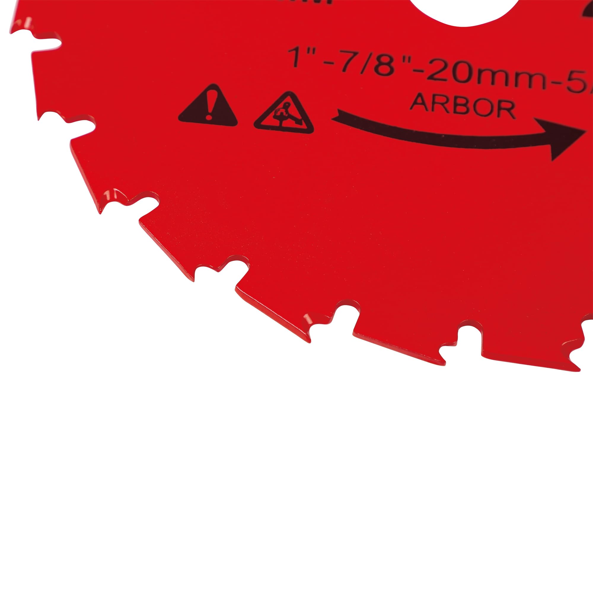 SHUZIYU blade mounted on brush cutter demonstrating secure installation