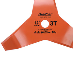 SHUZIYU blade mounted on brush cutter showing correct installation benefit