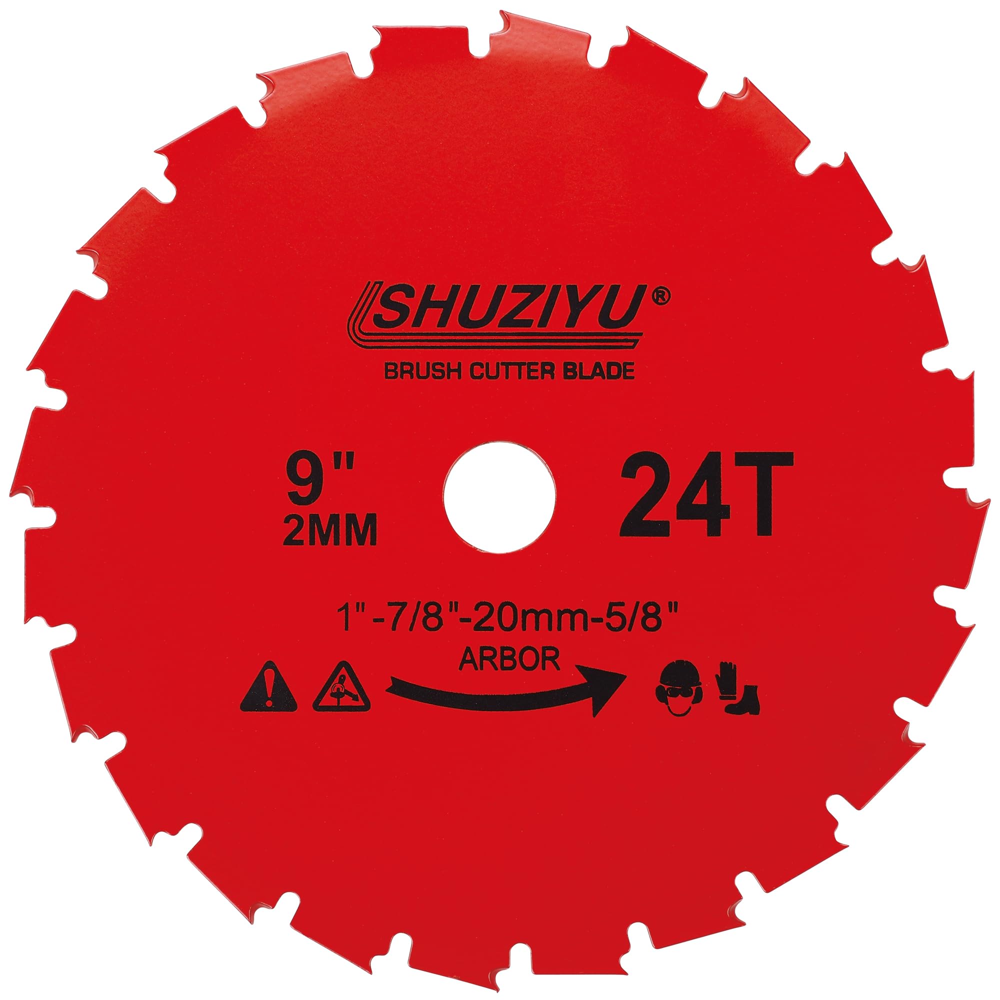 SHUZIYU close-up of 24-tooth profile demonstrating sharp edges for cleaner cuts