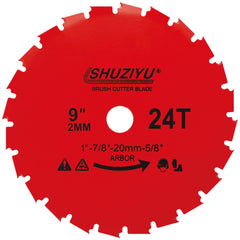 SHUZIYU close-up of 24-tooth profile demonstrating sharp edges for cleaner cuts