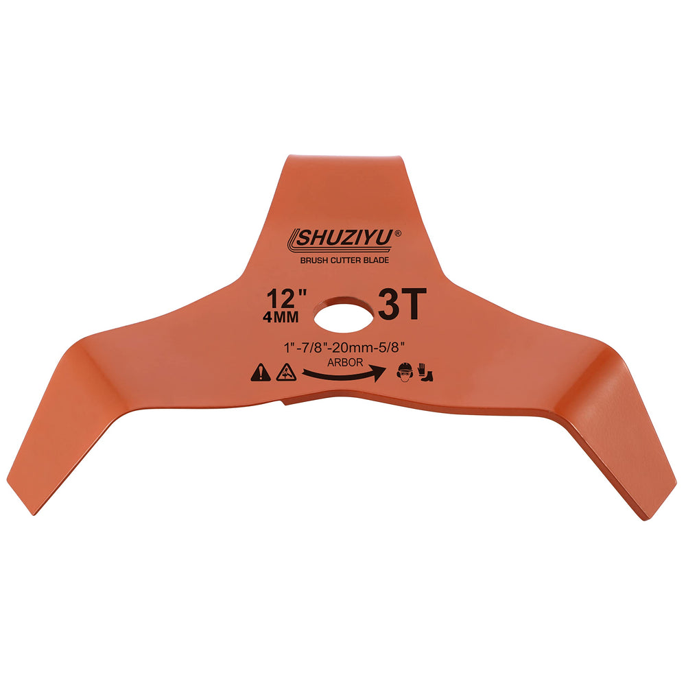 SHUZIYU front view 12-inch blade showing full disc for heavy clearing