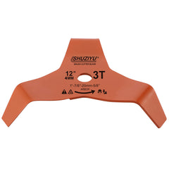 SHUZIYU front view 12-inch blade showing full disc for heavy clearing