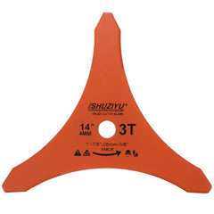 SHUZIYU front view of 14 inch blade showing robust teeth and balanced design