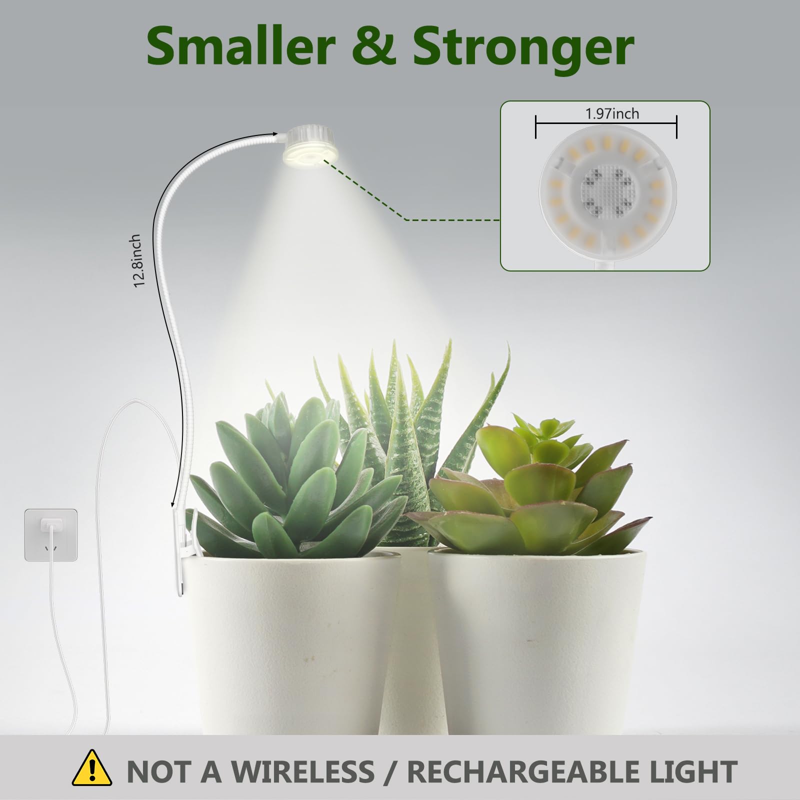 Shyineyou clip mounted on shelf demonstrating secure attachment and targeted lighting