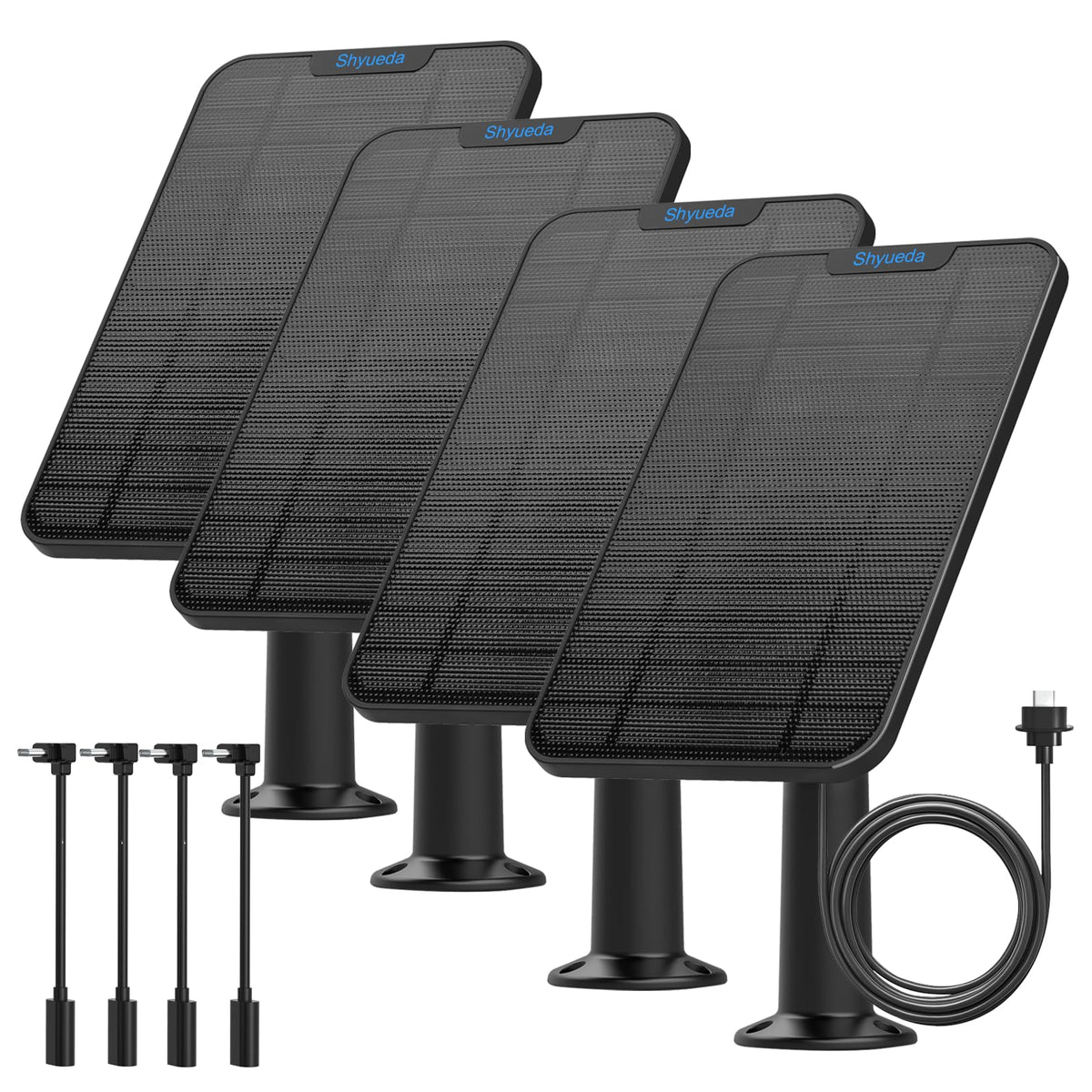 Shyueda solar panel front view showing compact design and easy install benefit
