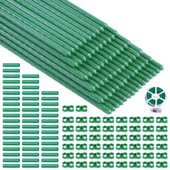 Sidefusi front-of-kit showing stakes connectors and clips for easy garden setup