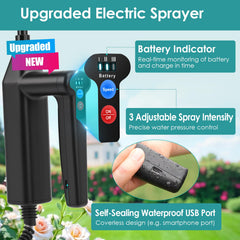 SideKing rechargeable handle with waterproof USB port for easy charging