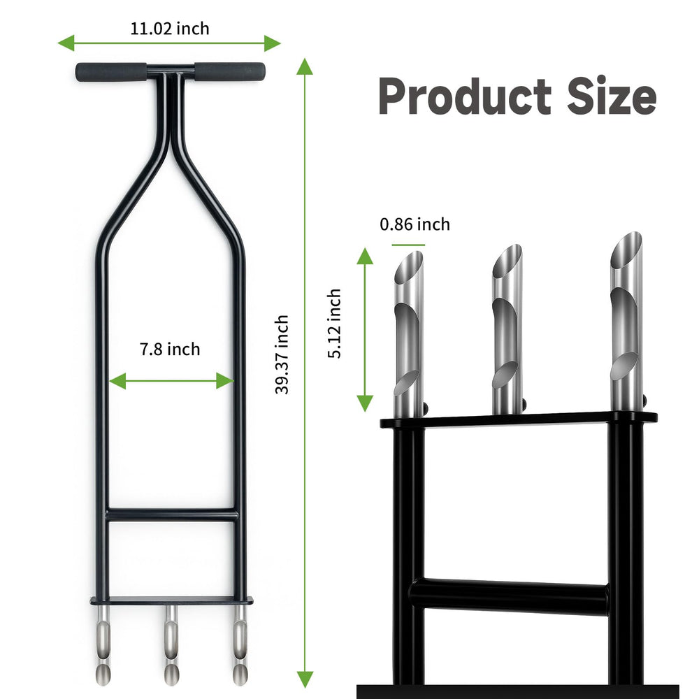 SideriteArch handle and widened foot bar offering ergonomic comfort and leverage