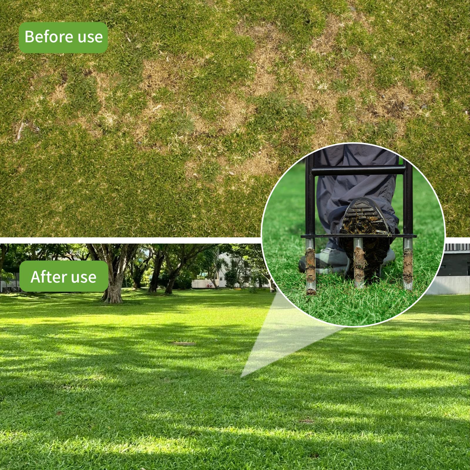 SideriteArch in a garden setting demonstrating maneuverability around landscaping