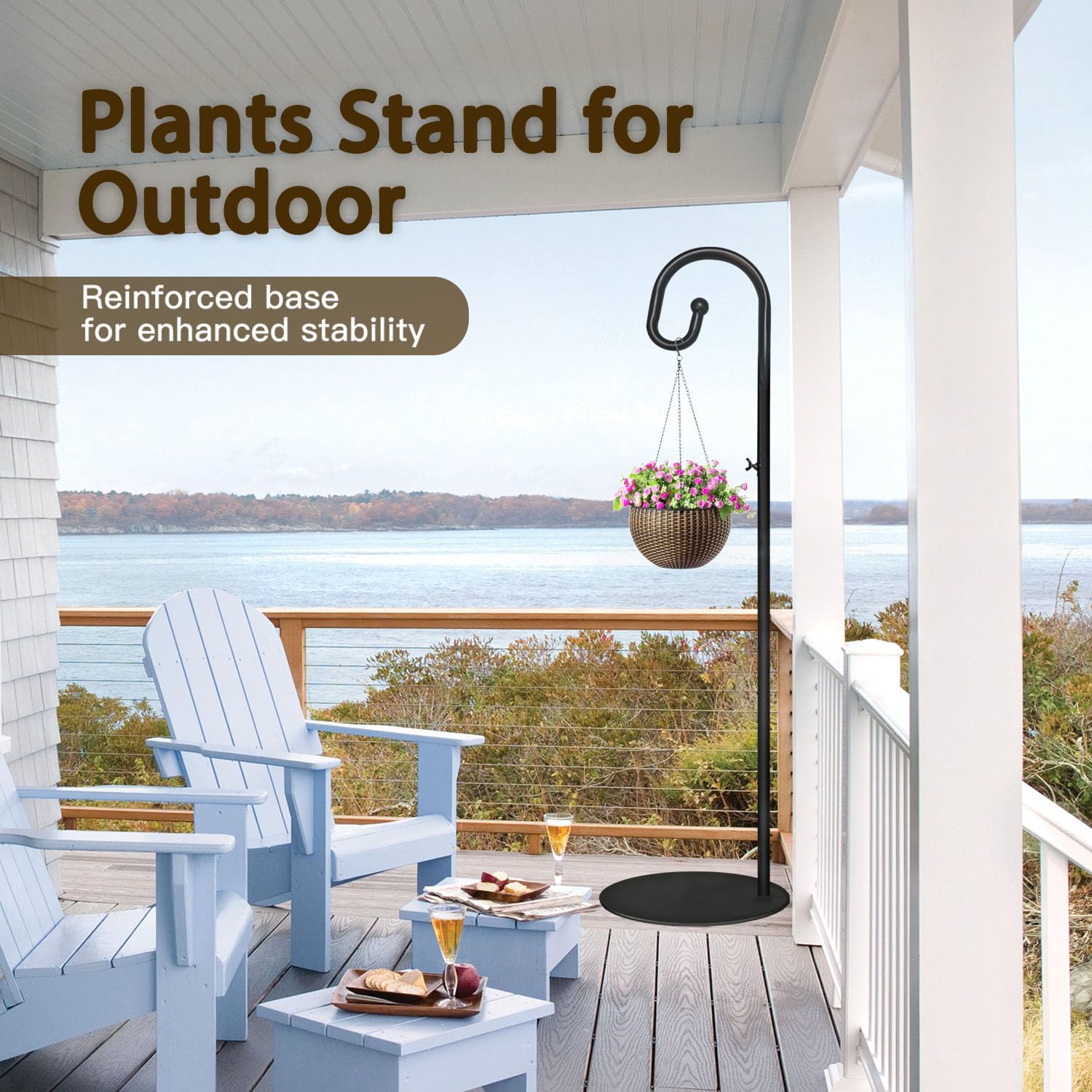 SIGOWING heavy 6.6lb oval base shown for freestanding stability benefit