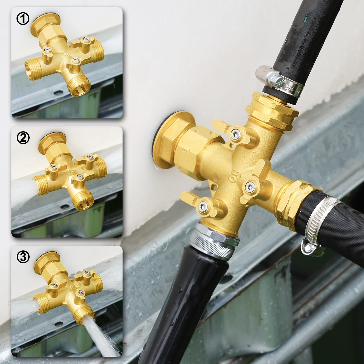 SIGURANTA with included rubber rings and anti-leak tape for easier installation and reliable seals