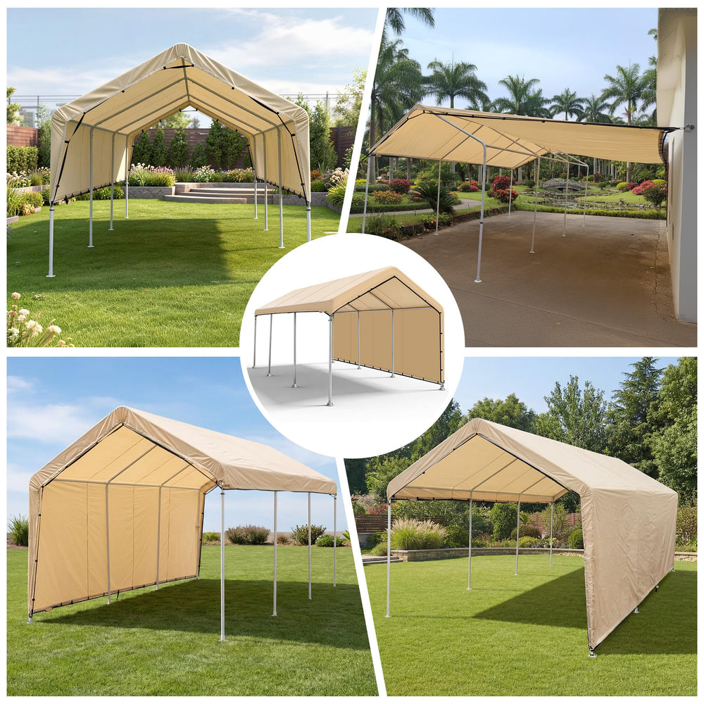 SIHAIAN folded packaged canopy showing compact storage and transportability