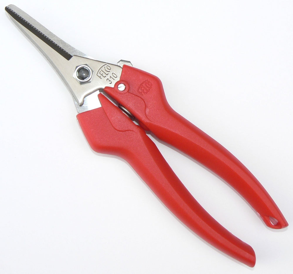 SIIEEC FELCO 300 front view showing curved blade and ergonomic grip for precise trimming