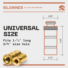Silginnes anchor seated in paver deck showing versatile deck compatibility