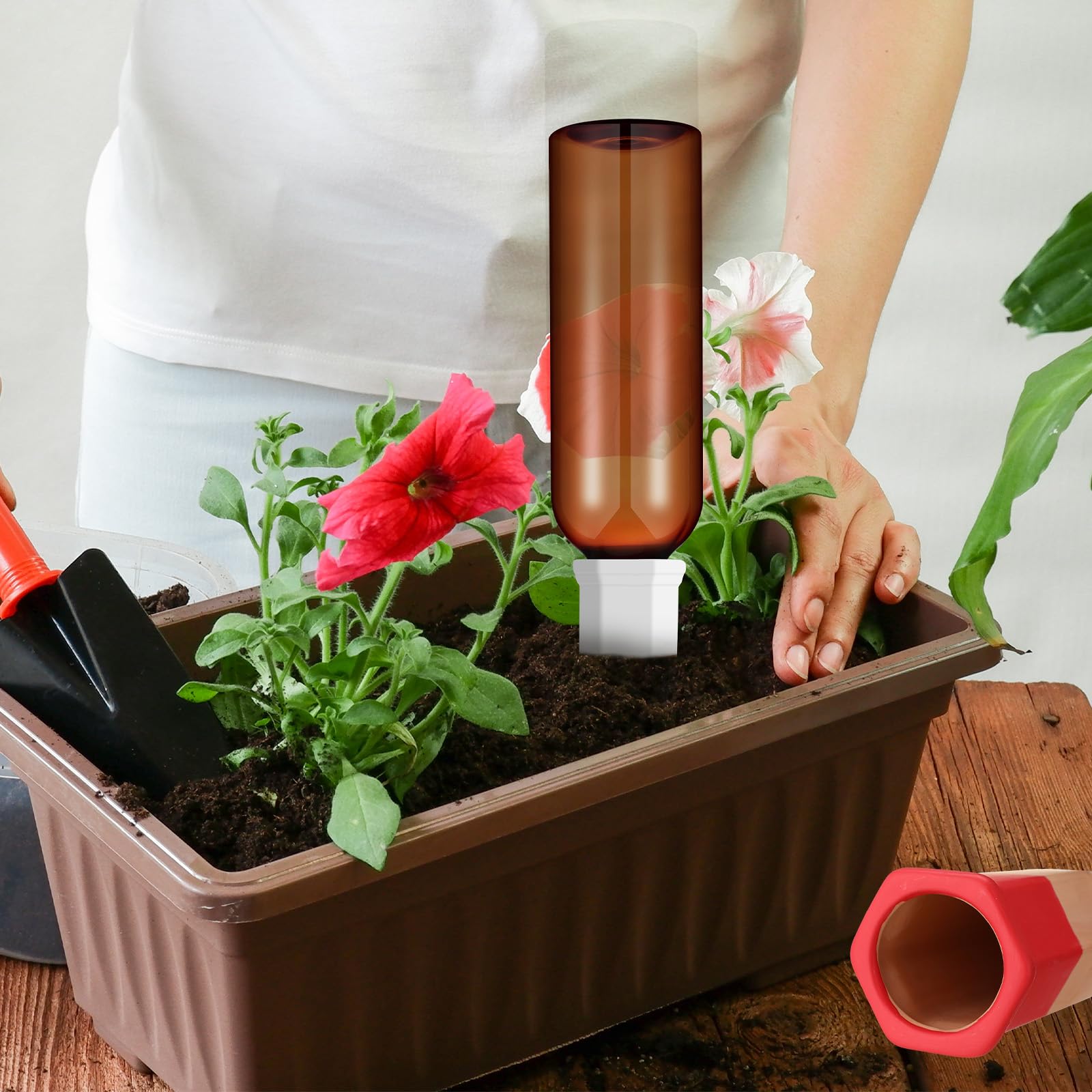 SiliFine on balcony garden, easy maintenance and consistent plant care