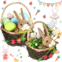 SiliFine front view showing bunny topper and colorful decorative accents for festive display