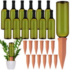 SiliFine front-packaging setup showing 12 spikes and bottles for durable watering