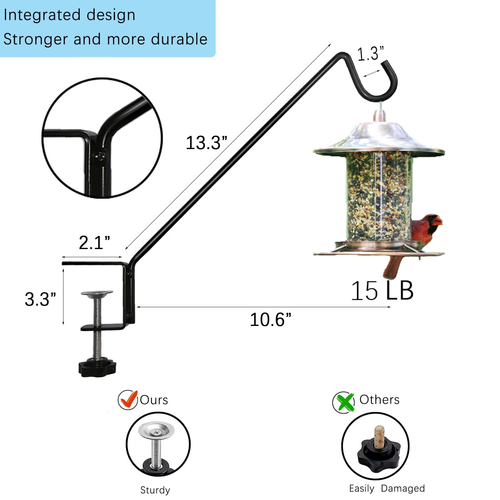 Silintion mounted on a wooden railing showing stable support and quick installation benefit