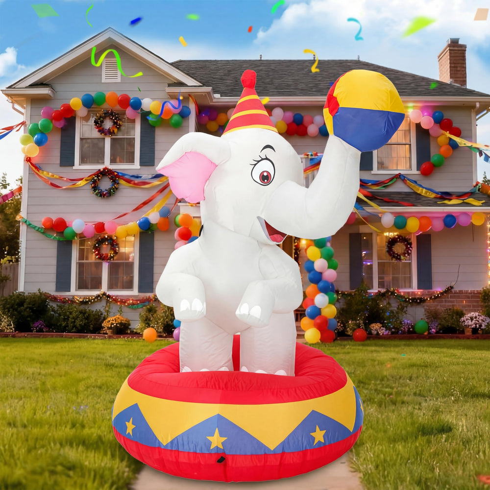 Silipull elephant next to chair showing 5 ft scale for placement planning