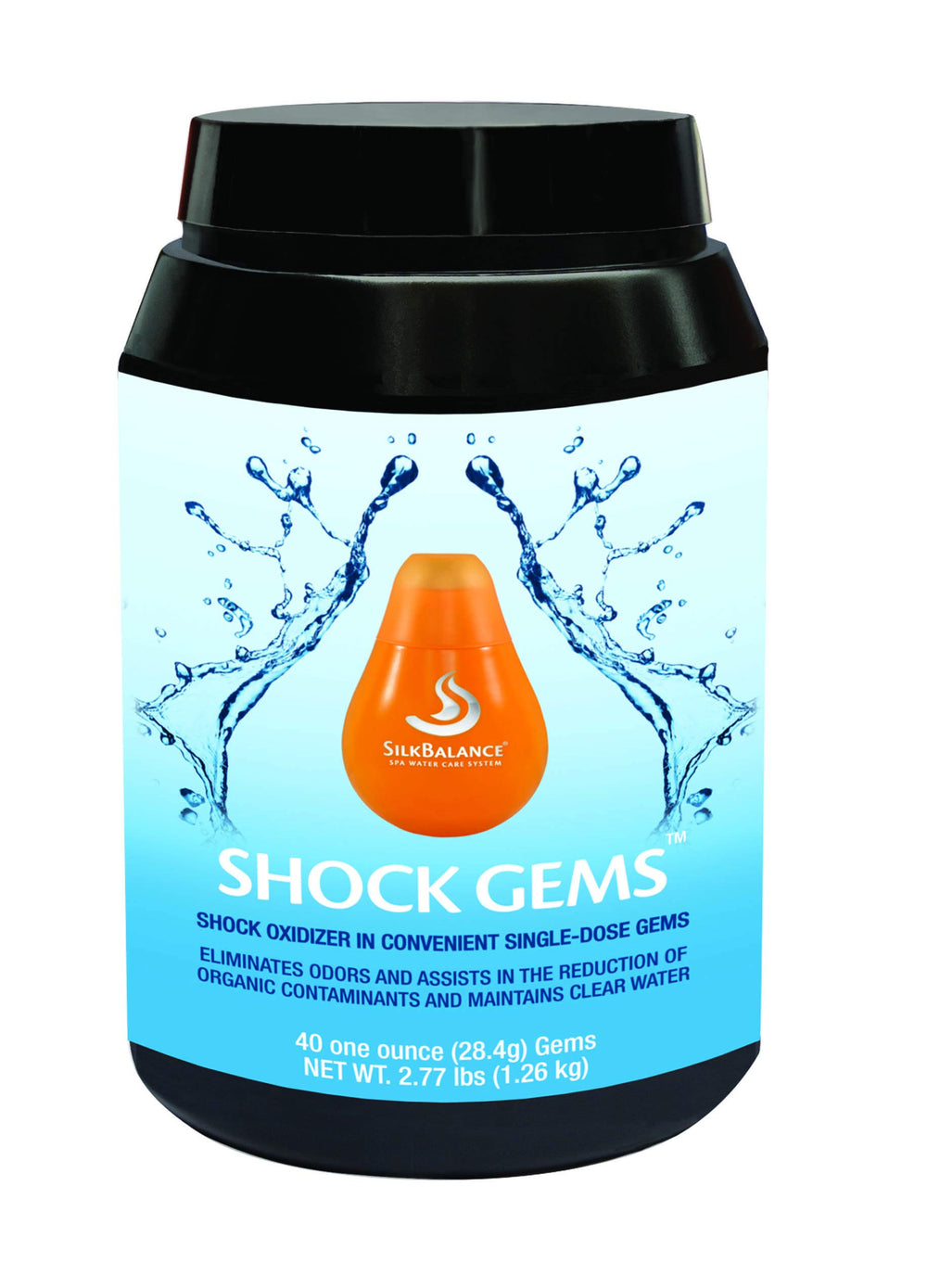 Silk Balance front packaging showing Shock Gems for easy identification and convenience