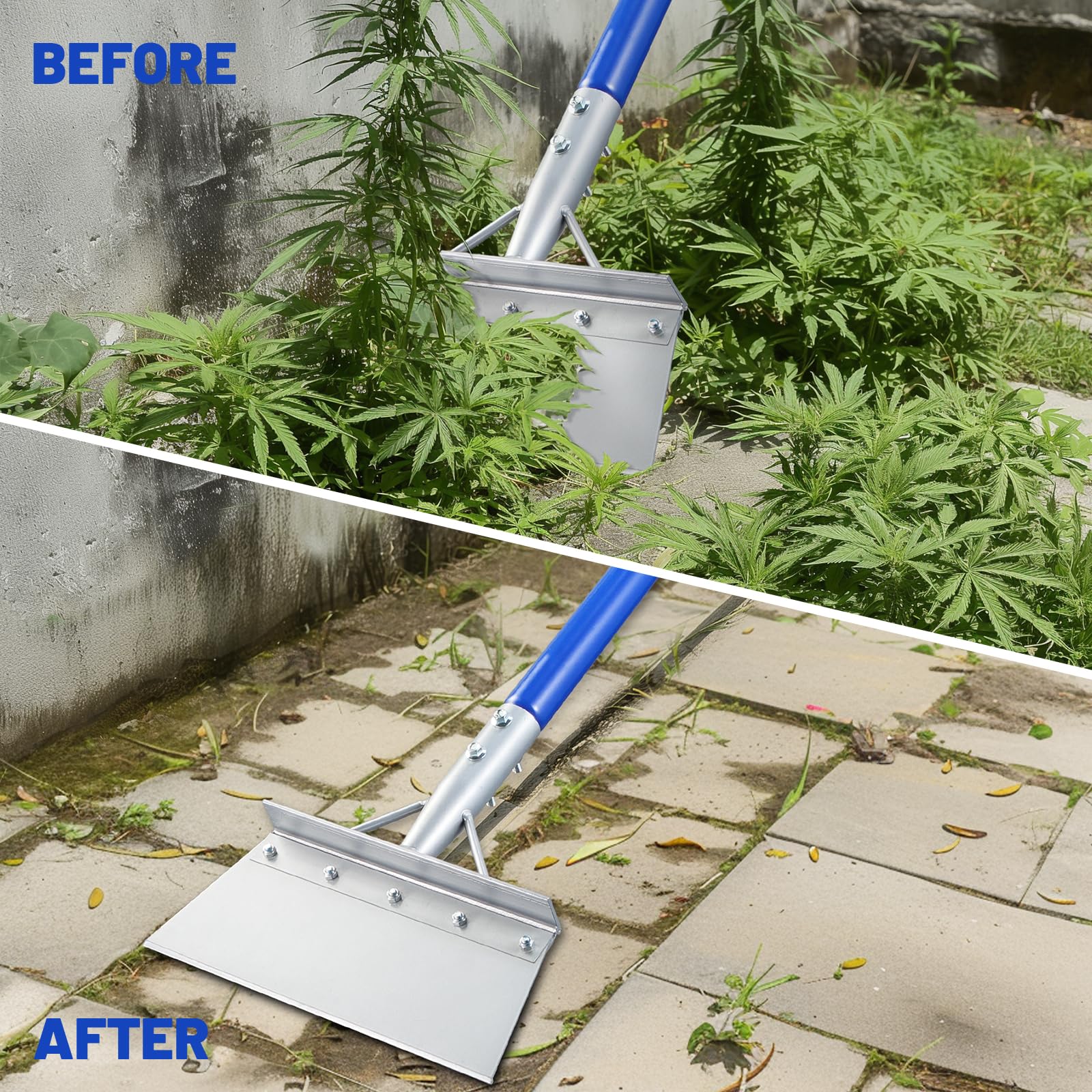 SILKPE shovel used to remove garden moss and debris for multipurpose utility