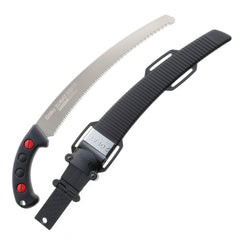 Silky ZUBAT front profile showing full curved blade and ergonomic handle, fast cuts