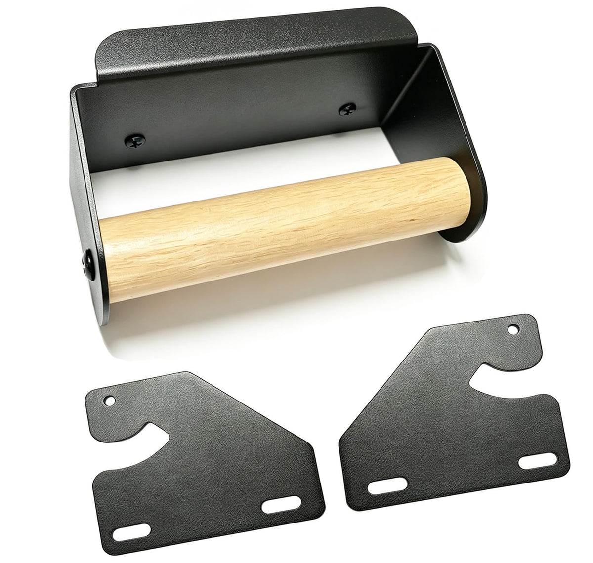 Silroera installed hinge kit on Blackstone front view showing easier access