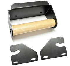 Silroera installed hinge kit on Blackstone front view showing easier access