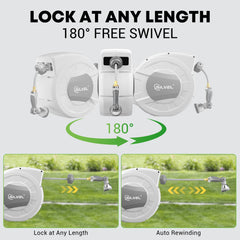 SILVEL 180° swivel bracket demonstrating wide coverage