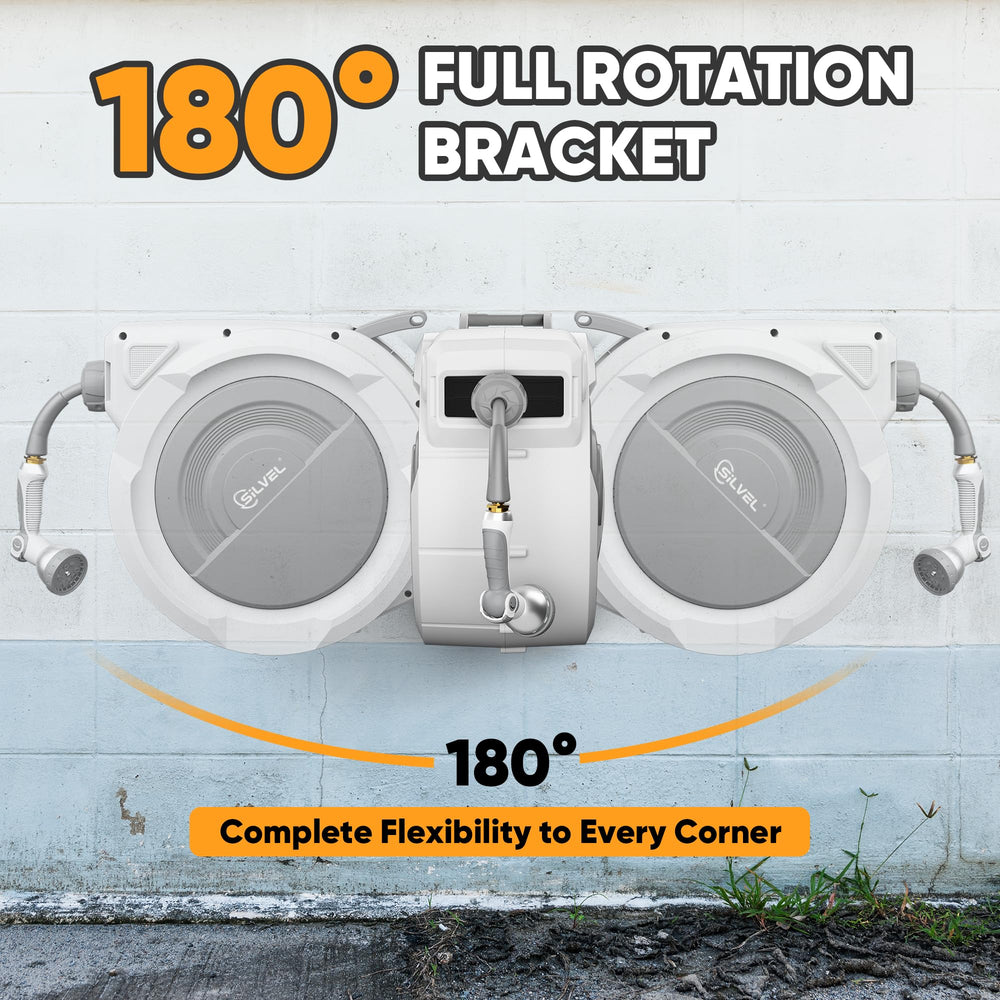 SILVEL wall mount and bolts included for quick secure installation