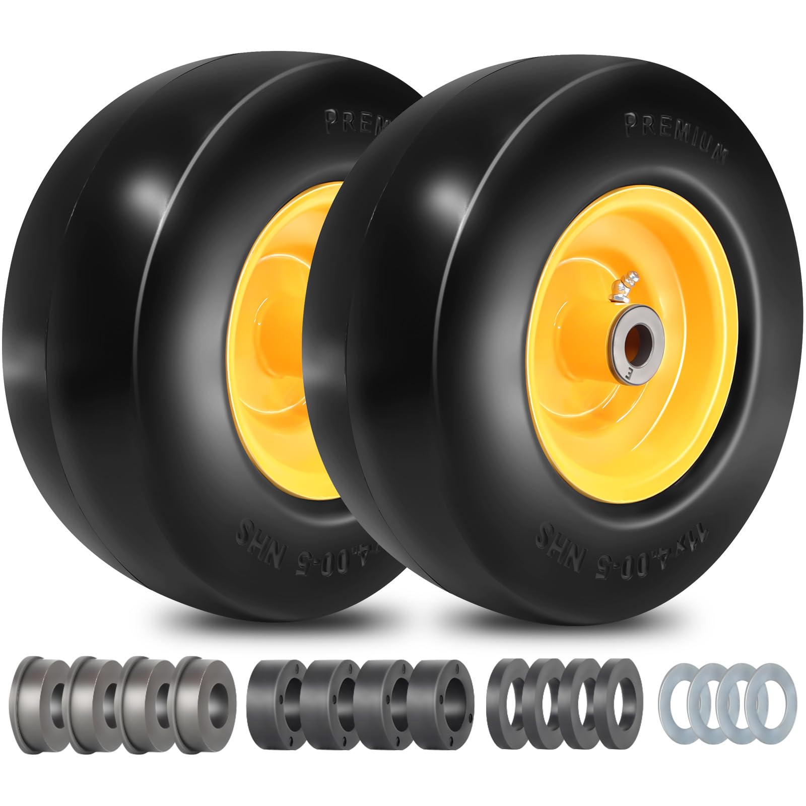 SIMEIQI front view tire and wheel assembly showing ready-to-install benefit