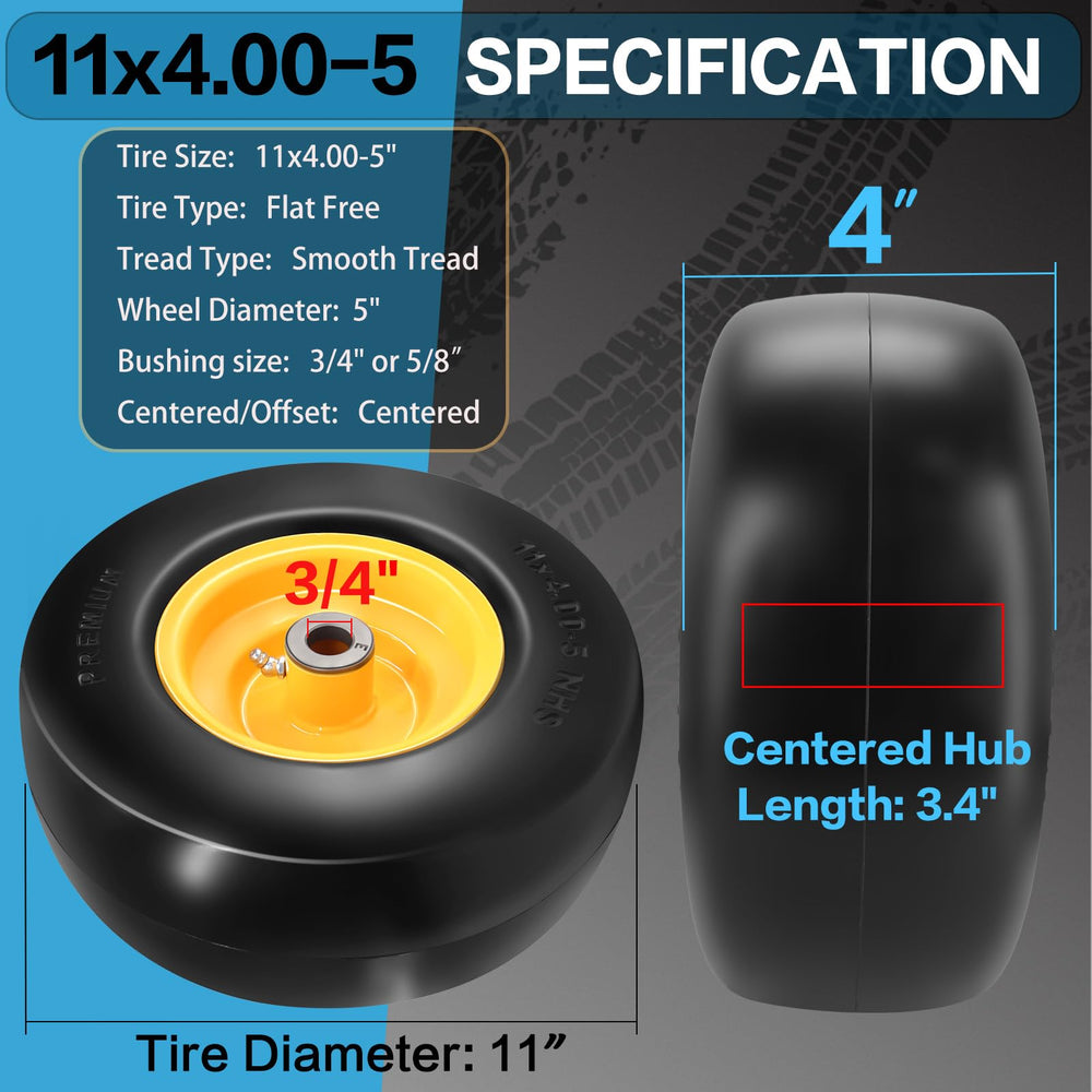 SIMEIQI side profile smooth tread designed to protect grass while mowing