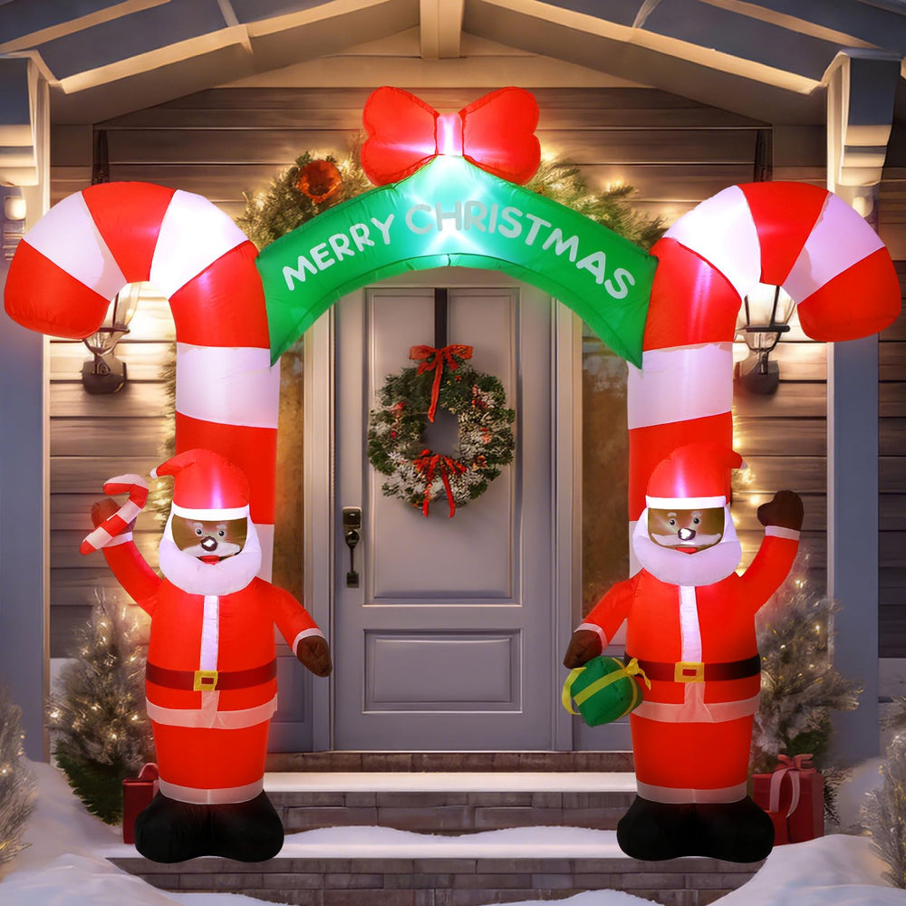 Simgoing LED night illumination glowing archway to draw attention and brighten yard