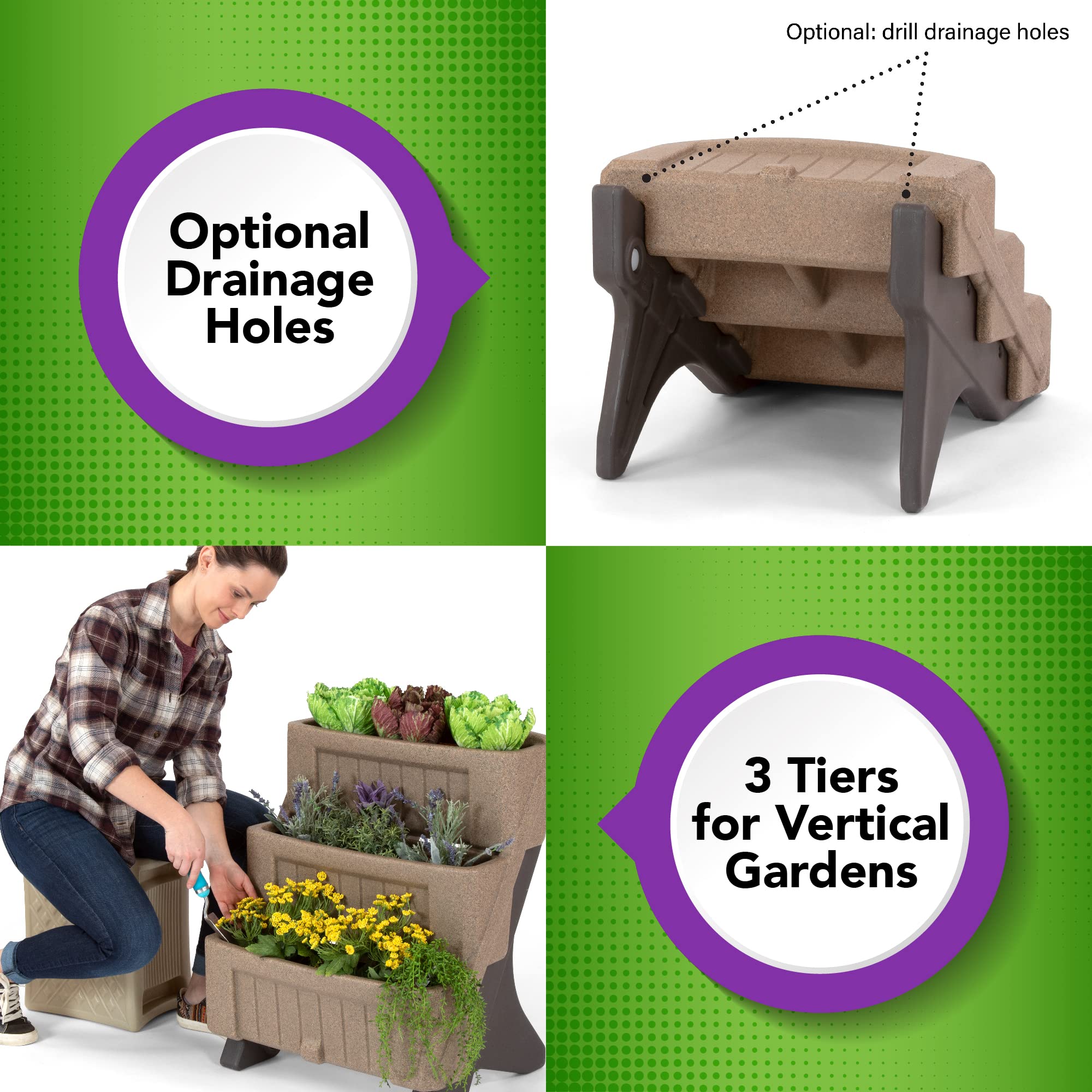 Simplay3 in use with herbs showing quick access and convenient harvesting benefit