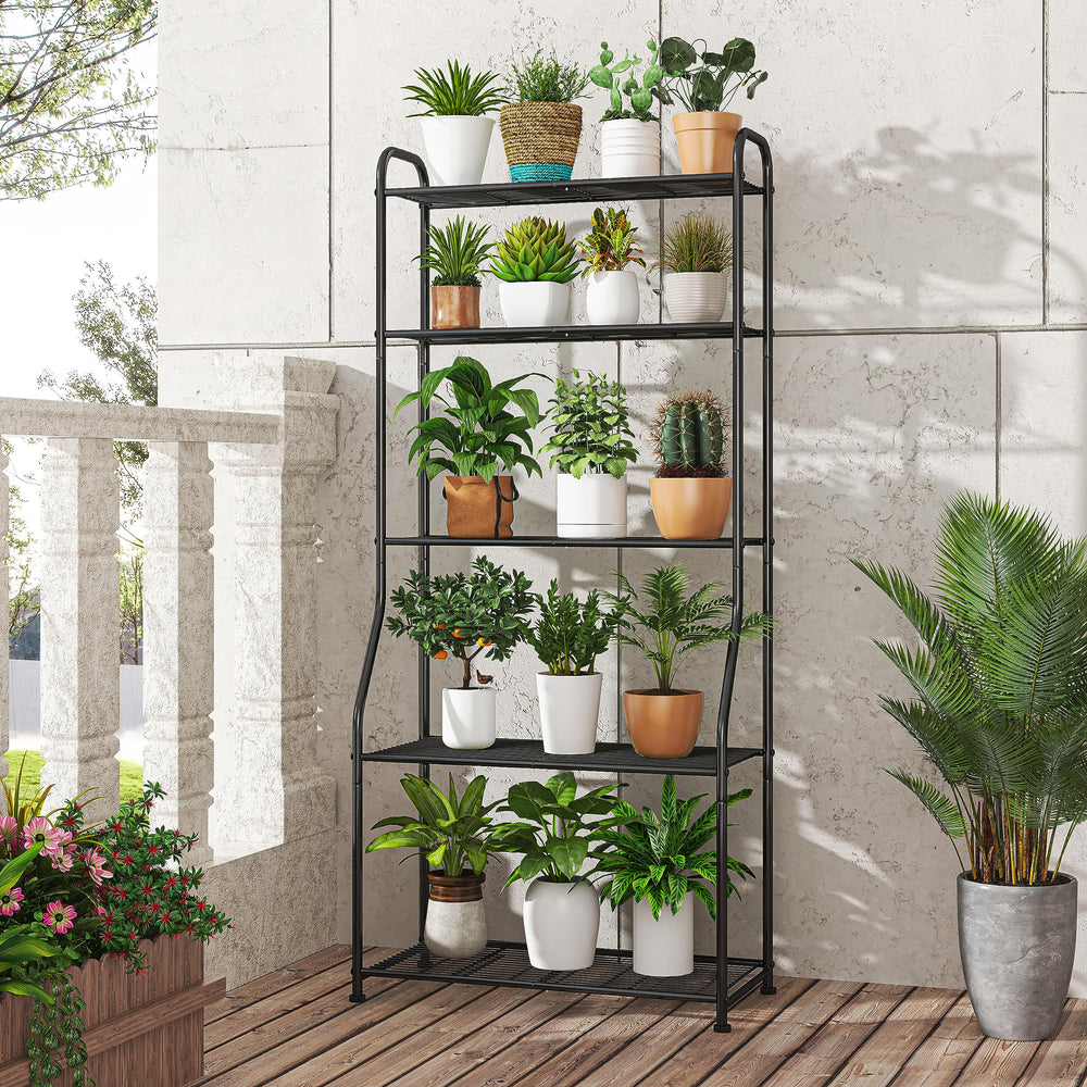 Simple Trending in-use living room display shows organized plants and stylish decor