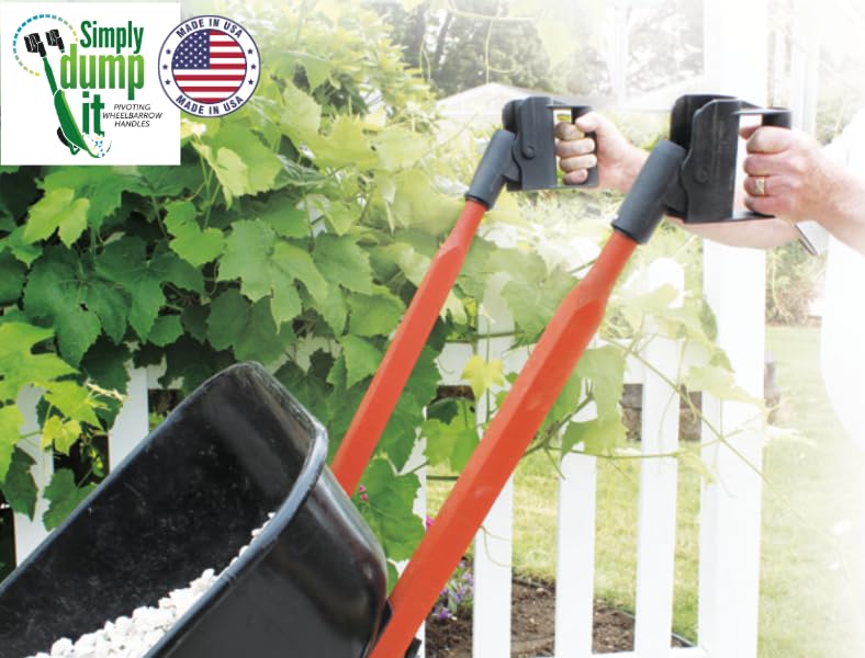 Simply Dump It in use dumping mulch with improved control and fewer spills