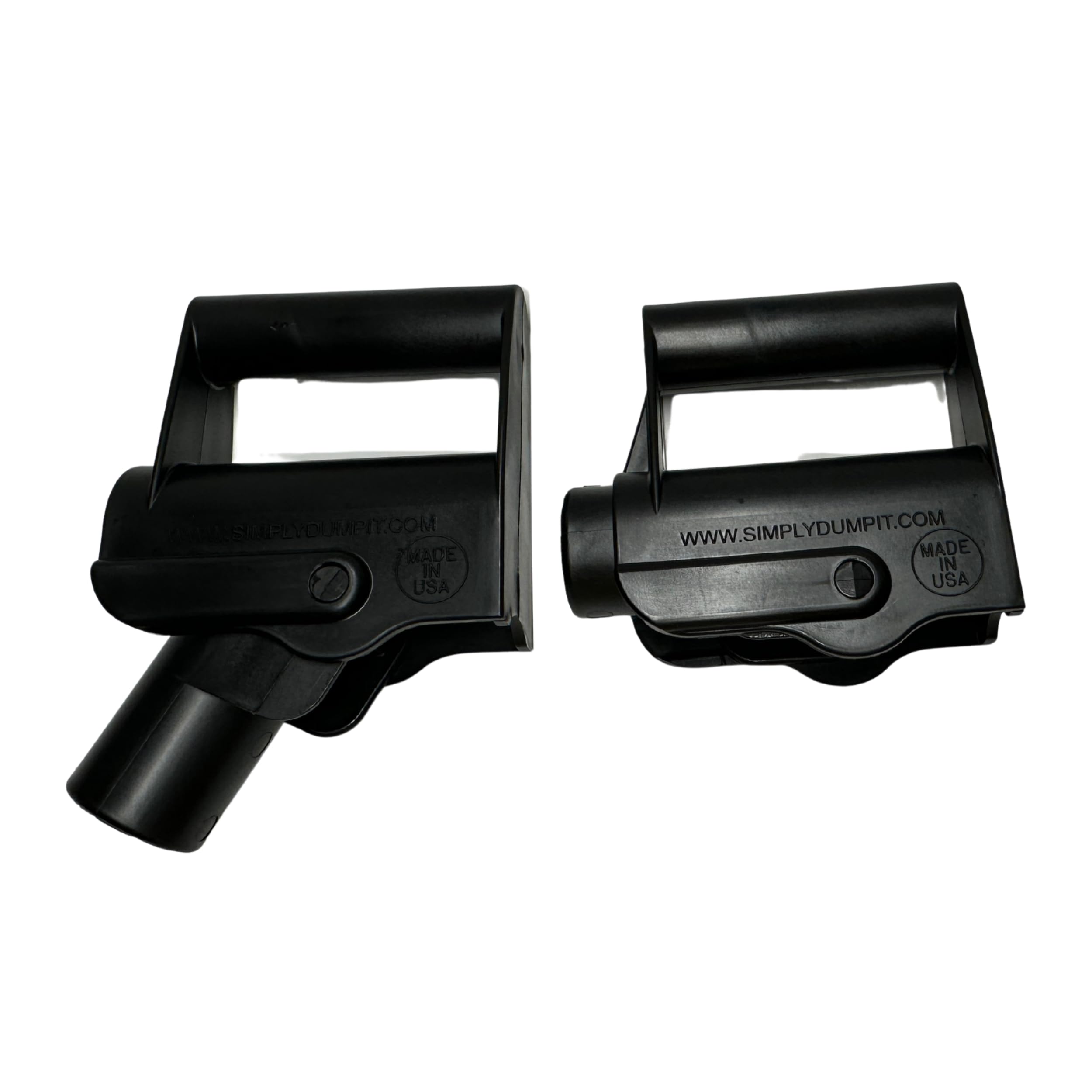 Simply Dump It mounting hardware laid out for easy bolt-on installation