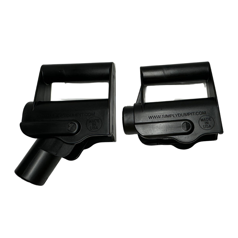 Simply Dump It mounting hardware laid out for easy bolt-on installation