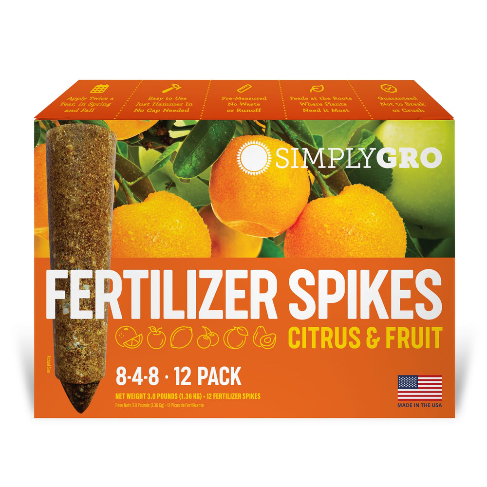 SimplyGro front packaging showing 12 TruSpikes and benefits